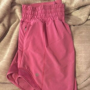 lululemon athletica sonic Pink Athletic Shorts 4inch